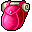 coral holding backpack